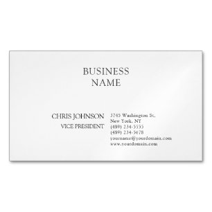 Tarjeta De Visita Magnética Profesional moderno sencillo