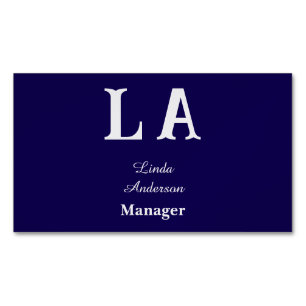 Tarjeta De Visita Magnética Profesional vibrante personalizado