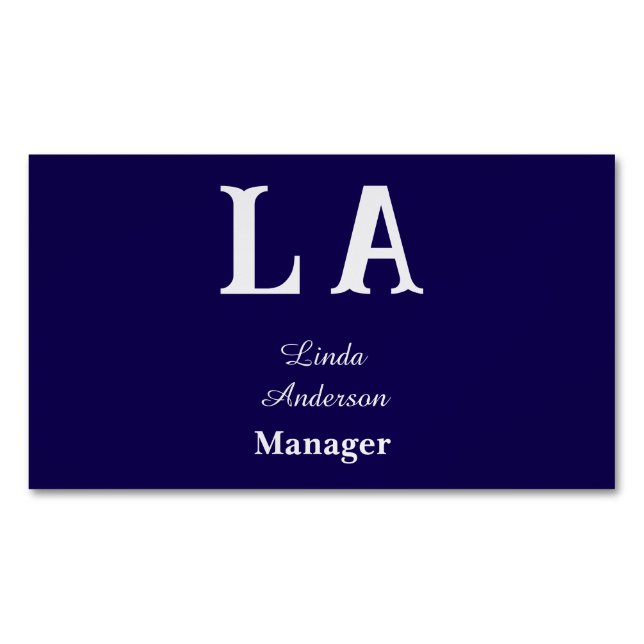 Tarjeta De Visita Magnética profesional vibrante personalizado (Anverso)