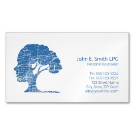 Tarjeta De Visita Magnética Psicólogo Consejero Personal, Terapia