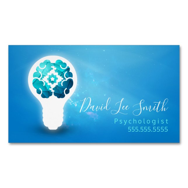 Tarjeta De Visita Magnética Psicólogo / Neuroólogo (Anverso)