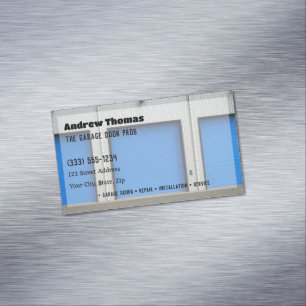 Tarjeta De Visita Magnética Puerta de garaje