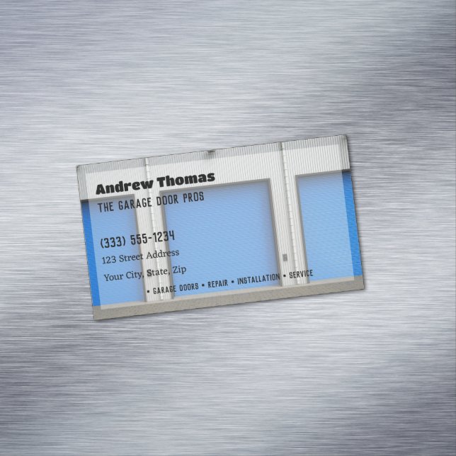 Tarjeta De Visita Magnética Puerta de garaje (In Situ)