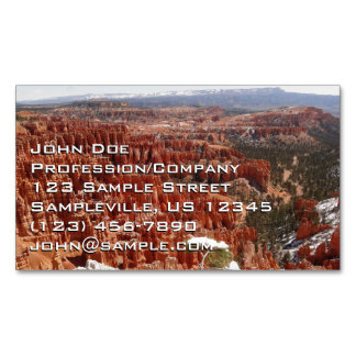 Tarjeta De Visita Magnética Punto de inspiración en el Cañón Bryce I
