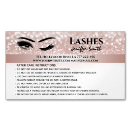 Tarjeta De Visita Magnética Purpurinoso de moda profesional latigazos después 