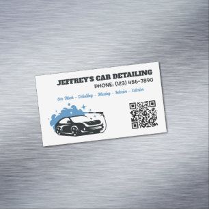 Tarjeta De Visita Magnética QR Personalizado de desactivación automática