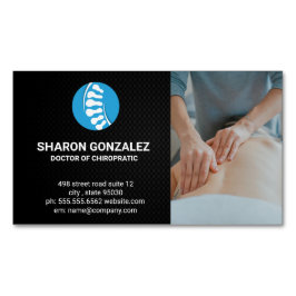 Tarjeta De Visita Magnética Quiropráctico | Anatomía de la médula espinal