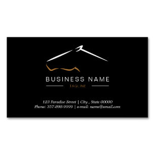 Tarjeta De Visita Magnética Rancho de caballo   Granja de caballos