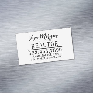 Tarjeta De Visita Magnética Regalo personalizado para agentes inmobiliarios