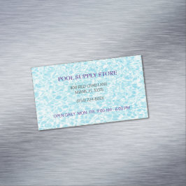 Tarjeta De Visita Magnética Reparación del depósito de agua azul/almacén de su