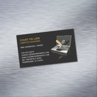 Tarjeta De Visita Magnética Reparación del equipo