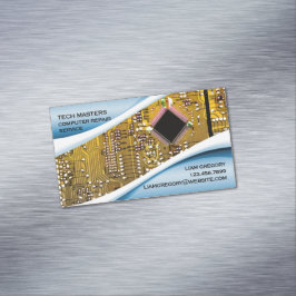 Tarjeta De Visita Magnética Reparación del equipo