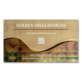 Tarjeta De Visita Magnética Rolling Hills Business Card Magnet