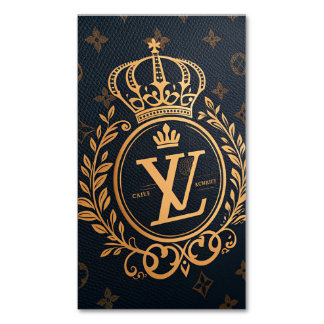 Tarjeta De Visita Magnética Royal Emblem