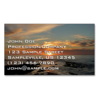 Tarjeta De Visita Magnética San Diego Sunset II