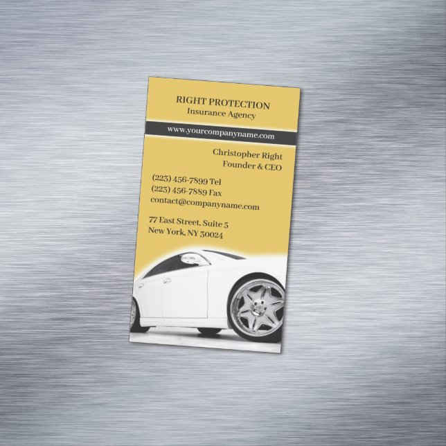 Tarjeta De Visita Magnética Seguros (In Situ)