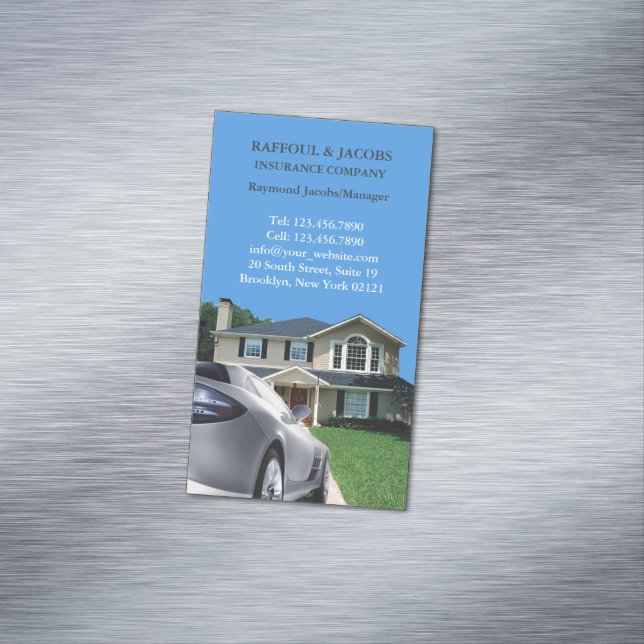 Tarjeta De Visita Magnética Seguros (In Situ)