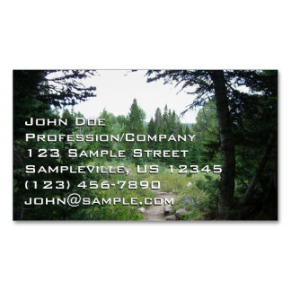 Tarjeta De Visita Magnética Sendero Grand Teton