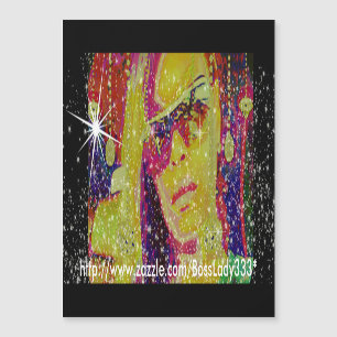 Tarjeta De Visita Magnética Señora Sparkle de Boss