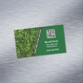 Tarjeta De Visita Magnética Servicio de Árbol QR Personalizado