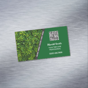 Tarjeta De Visita Magnética Servicio de Árbol QR Personalizado