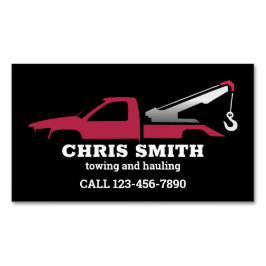 Tarjeta De Visita Magnética Servicio de arrastre