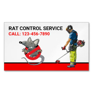 Tarjeta De Visita Magnética Servicio profesional de control de plagas para eli