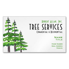 Tarjeta De Visita Magnética Servicios de árbol