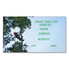 Tarjeta De Visita Magnética Servicios de eliminación de árboles