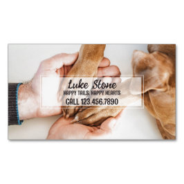 Tarjeta De Visita Magnética Servicios de perros