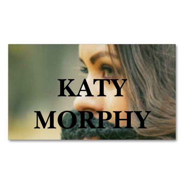 Tarjeta De Visita Magnética simple escuadrón fotográfico profesional moderno (Anverso)