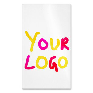 Tarjeta De Visita Magnética simple y mínimo añadir su logotipo/diseño aquí neg