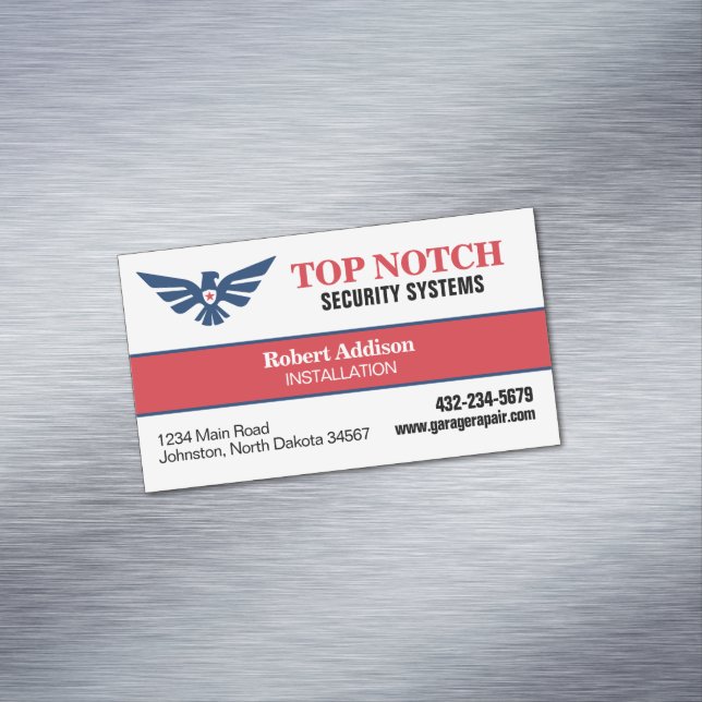 Tarjeta De Visita Magnética Sistemas de seguridad (In Situ)