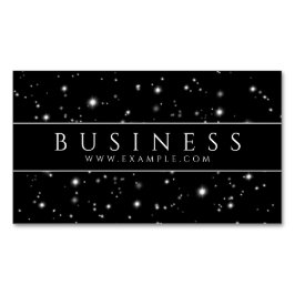 Tarjeta De Visita Magnética Starlight Black