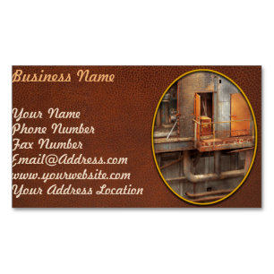 Tarjeta De Visita Magnética Steampunk - Fontanería - El dilema del fontanero