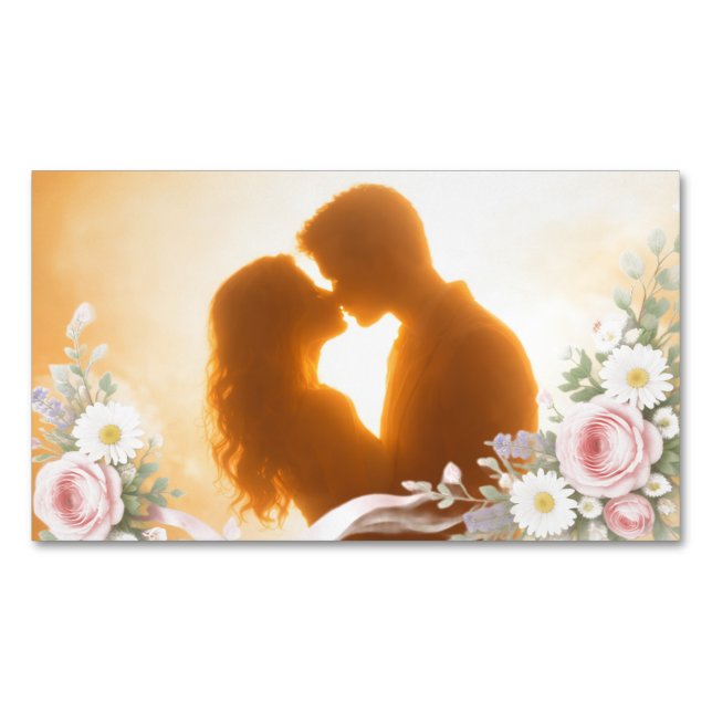 Tarjeta De Visita Magnética Sticker (Anverso)