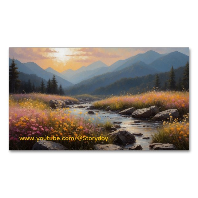 Tarjeta De Visita Magnética Storydoy paisajista (Anverso)