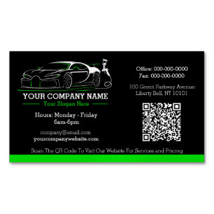 Tarjeta De Visita Magnética Taller de pintura de carrocería profesional automo