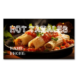 Tarjeta De Visita Magnética Tamales
