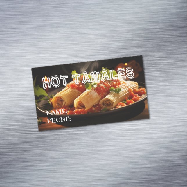 Tarjeta De Visita Magnética Tamales (In Situ)