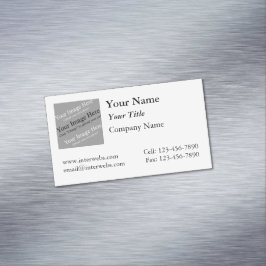 Tarjeta De Visita Magnética Tarjeta de presentación magnética con logotipo cua