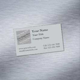 Tarjeta De Visita Magnética Tarjeta de presentación magnética con logotipo cua