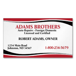 Tarjeta De Visita Magnética Tarjeta de presentación magnética de reparación au