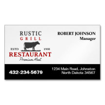 Tarjeta Magnética de Restaurante o Cualquier Otro