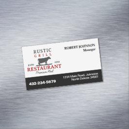 Tarjeta De Visita Magnética Tarjeta Magnética de Restaurante o Cualquier Otro