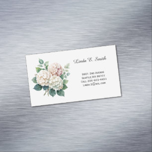 Tarjeta De Visita Magnética Tarjeta Magnética Floral de Presentación