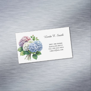 Tarjeta De Visita Magnética Tarjeta Magnética Floral de Presentación