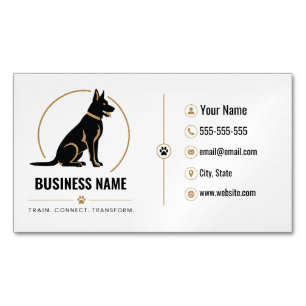Tarjeta De Visita Magnética Tarjeta magnética personalizada para entrenadores