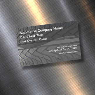 Tarjeta De Visita Magnética Tema del automóvil