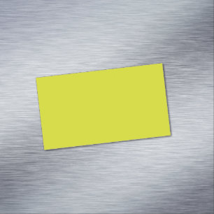 Tarjeta De Visita Magnética Textura de fondo amarillo plano